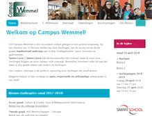 Tablet Screenshot of campuswemmel.be